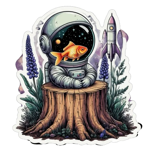 🚀 Стикер «Stump» для Telegram