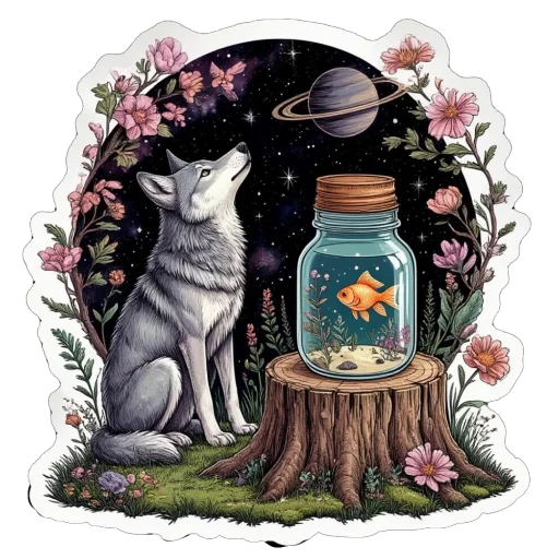 🐺 Стикер «Stump» для Telegram