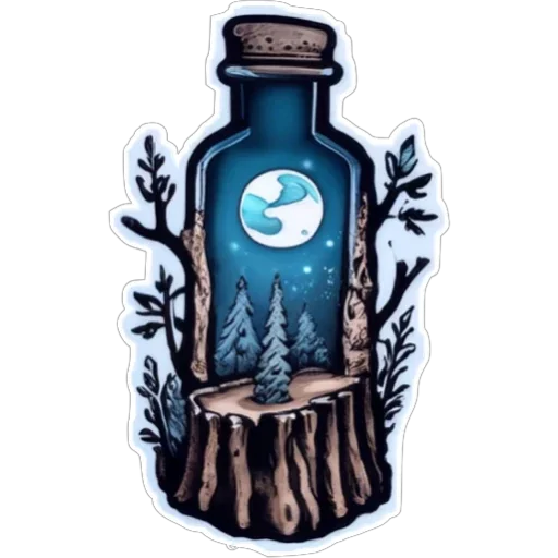 🌚 Стикер «Stump» для Telegram