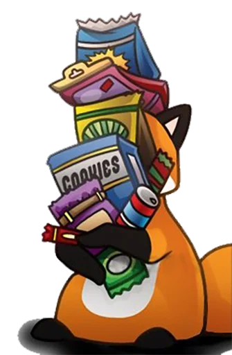😋 Стикер «Stupid Fox» для Telegram