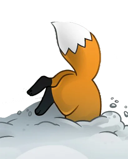 🥶 Стикер «Stupid Fox» для Telegram