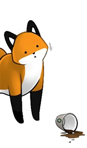 😲 Стикер «Stupid Fox» для Telegram