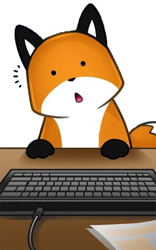 😮 Стикер «Stupid Fox» для Telegram