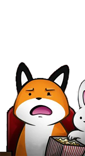 😰 Стикер «Stupid Fox» для Telegram