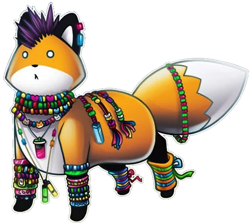 😳 Стикер «Stupid Fox» для Telegram