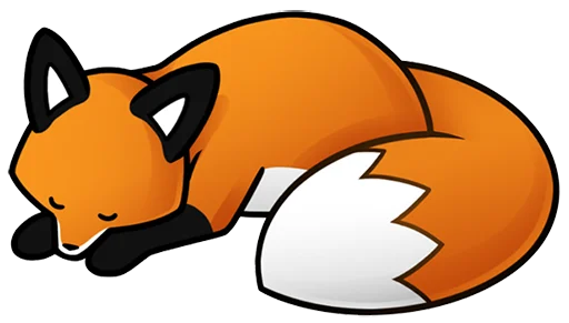 😴 Стикер «Stupid Fox» для Telegram