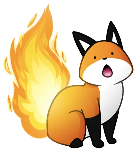 🔥 Стикер «Stupid Fox» для Telegram