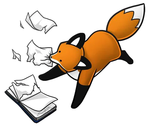🤪 Стикер «Stupid Fox» для Telegram