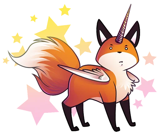 🦄 Стикер «Stupid Fox» для Telegram