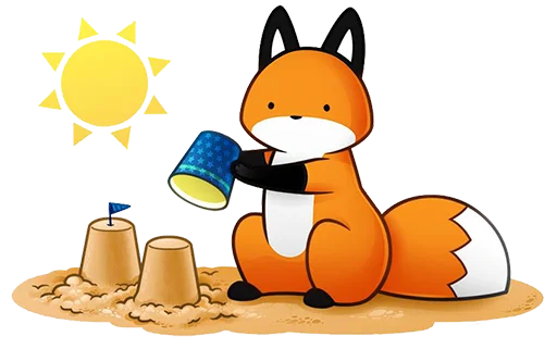 🙂 Стикер «Stupid Fox» для Telegram