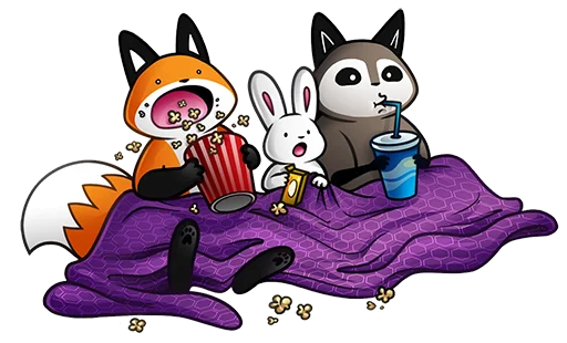 🎞 Стикер «Stupid Fox» для Telegram