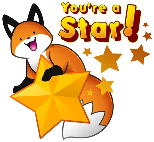 😃 Стикер «Stupid Fox» для Telegram