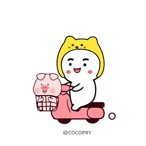 🛵 Стикер «Stupid Pig» для Telegram