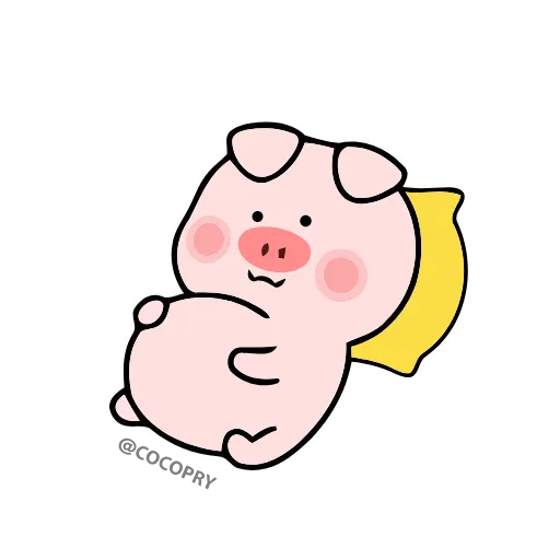 😋 Стикер «Stupid Pig» для Telegram
