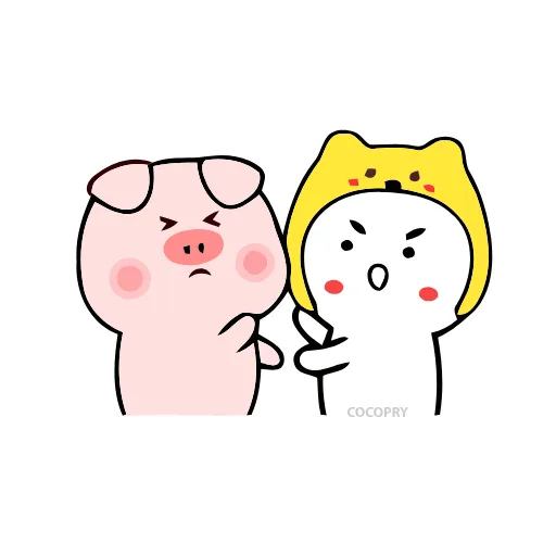 👊 Стикер «Stupid Pig» для Telegram