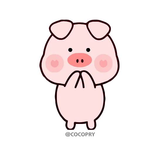 ❤️ Стикер «Stupid Pig» для Telegram