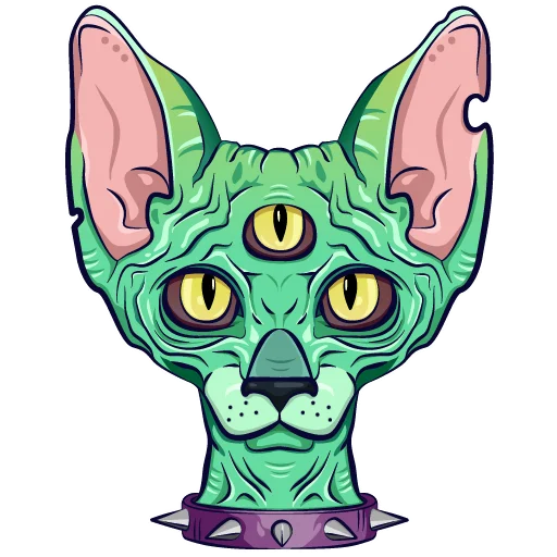 🐱 Стикер «Тупые арты 2» для Telegram