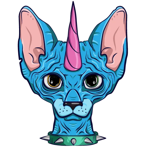 🐱 Стикер «Тупые арты 2» для Telegram