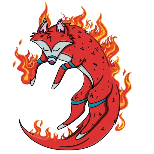 🦊 Стикер «Тупые арты 2» для Telegram