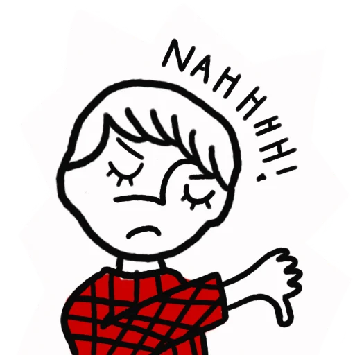 👎 Стикер «StupidBoyLovesU» для Telegram
