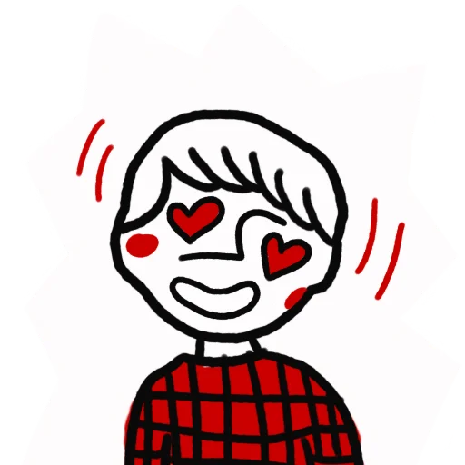😍 Стикер «StupidBoyLovesU» для Telegram