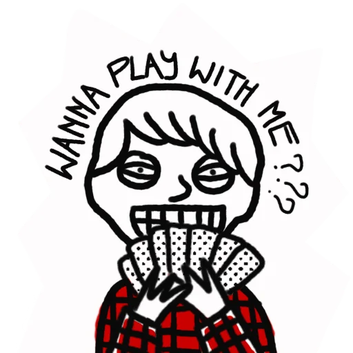 🎲 Стикер «StupidBoyLovesU» для Telegram