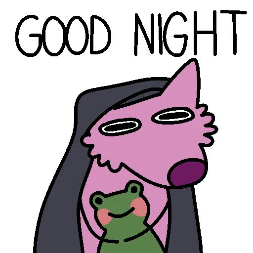 💤 Стикер «Stupid Pink Dog 2» для Telegram