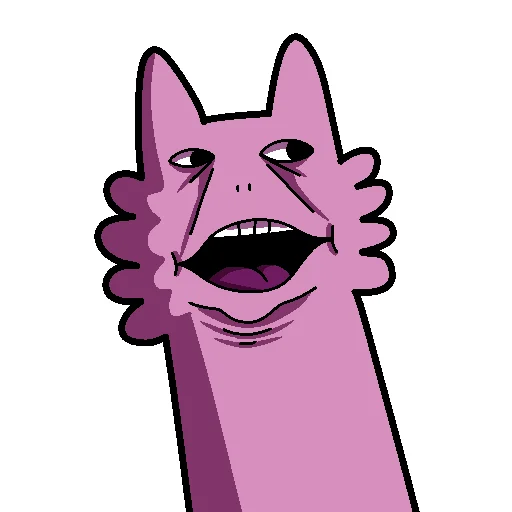 🤨 Стикер «Stupid Pink Dog 2» для Telegram