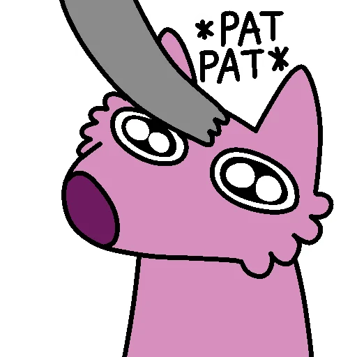 ☺️ Стикер «Stupid Pink Dog 2» для Telegram