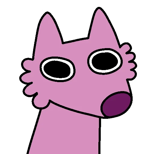 👀 Стикер «Stupid Pink Dog 2» для Telegram