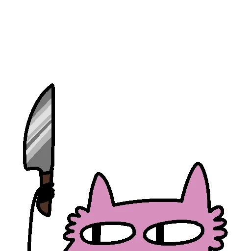 🔪 Стикер «Stupid Pink Dog 2» для Telegram