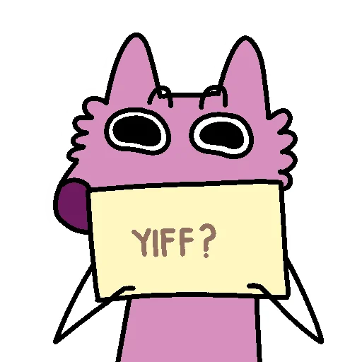 🔞 Стикер «Stupid Pink Dog 2» для Telegram