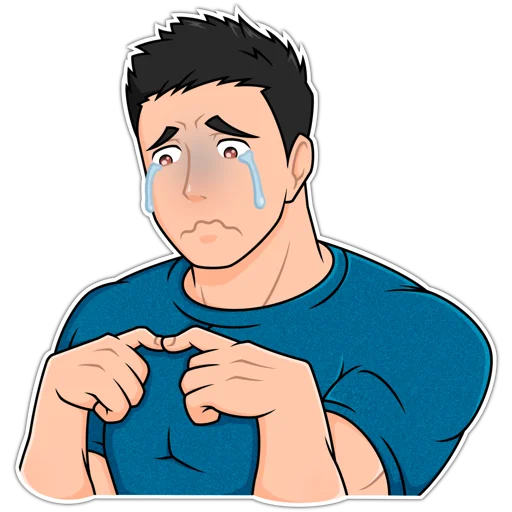 😭 Стикер «Крепыш Киря» для Telegram