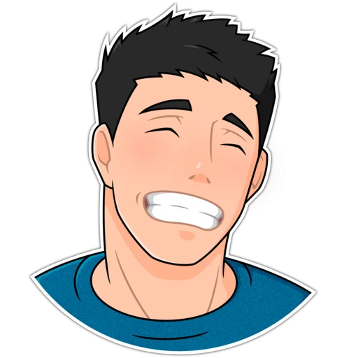 😁 Стикер «Крепыш Киря» для Telegram