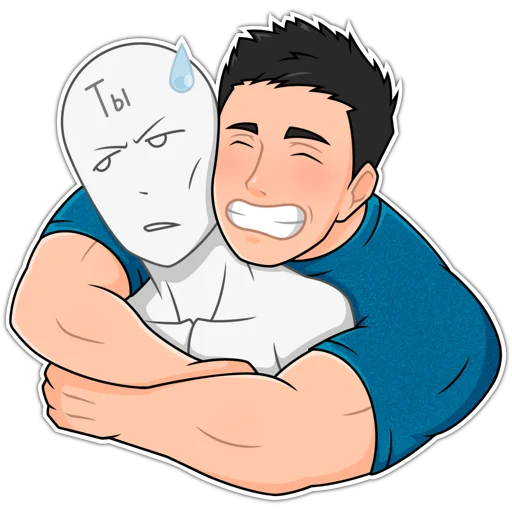 🫂 Стикер «Крепыш Киря» для Telegram