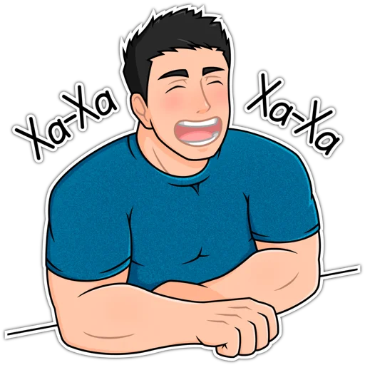 😄 Стикер «Крепыш Киря» для Telegram