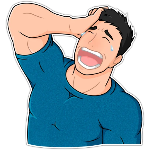 😂 Стикер «Крепыш Киря» для Telegram