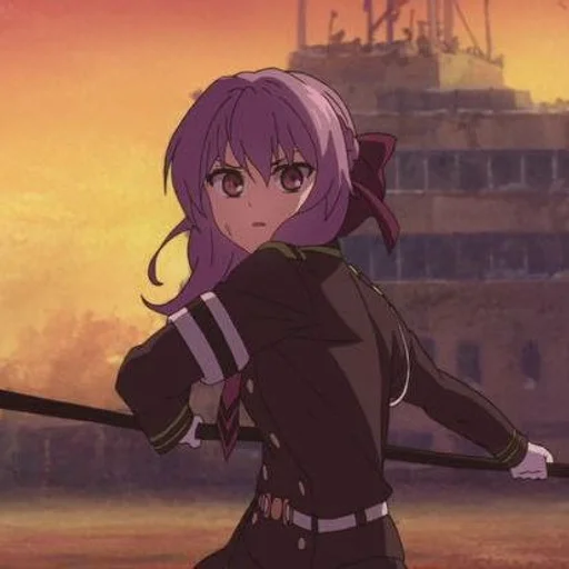 🏙 Стикер «Shinoa Hiragi» для Telegram