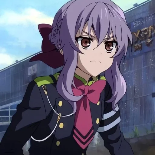 🏙 Стикер «Shinoa Hiragi» для Telegram