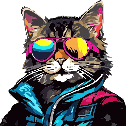 🐈 Эмодзи «Stylish cat» для Telegram