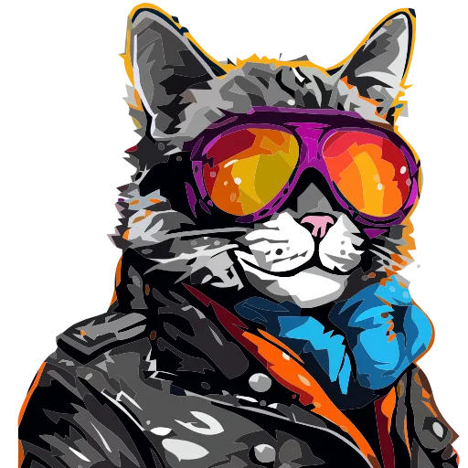 🐈 Эмодзи «Stylish cat» для Telegram