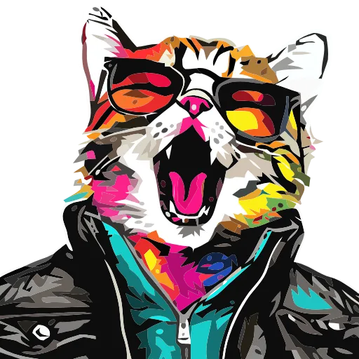 🐈 Эмодзи «Stylish cat» для Telegram