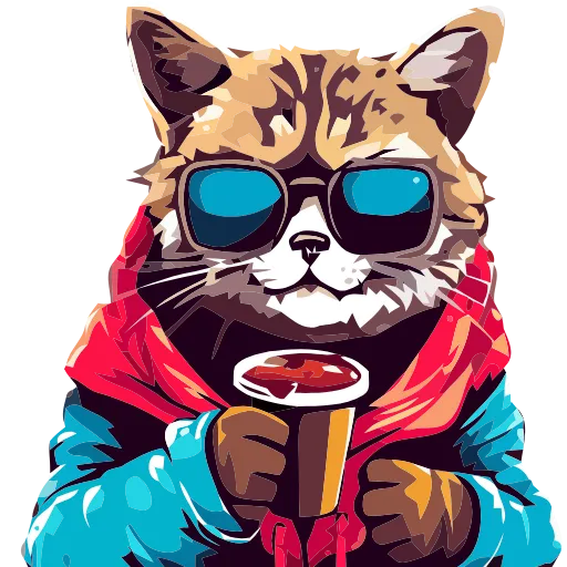 🐈 Эмодзи «Stylish cat» для Telegram