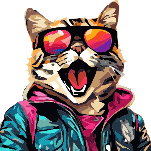 🐈 Эмодзи «Stylish cat» для Telegram