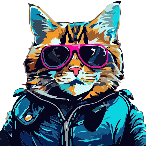 🐈 Эмодзи «Stylish cat» для Telegram