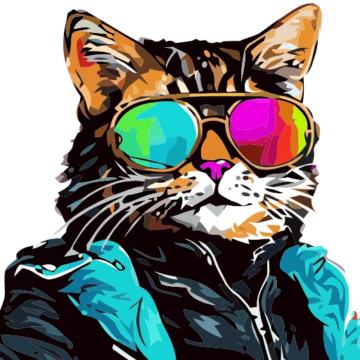 🐈 Эмодзи «Stylish cat» для Telegram