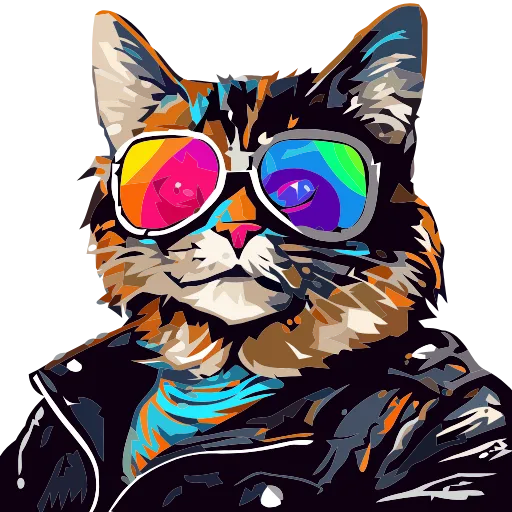 🐈 Эмодзи «Stylish cat» для Telegram