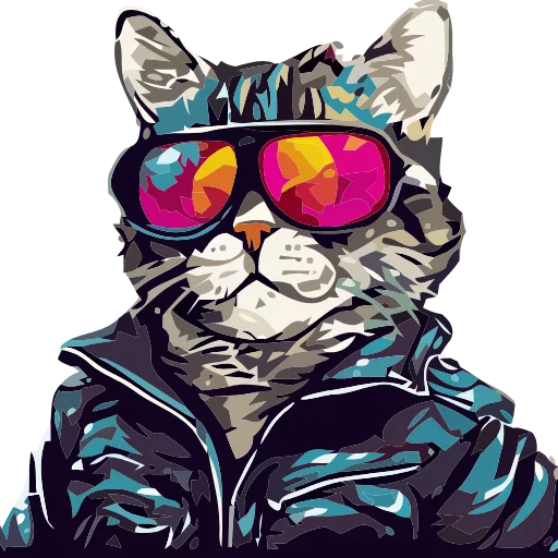 🐈 Эмодзи «Stylish cat» для Telegram