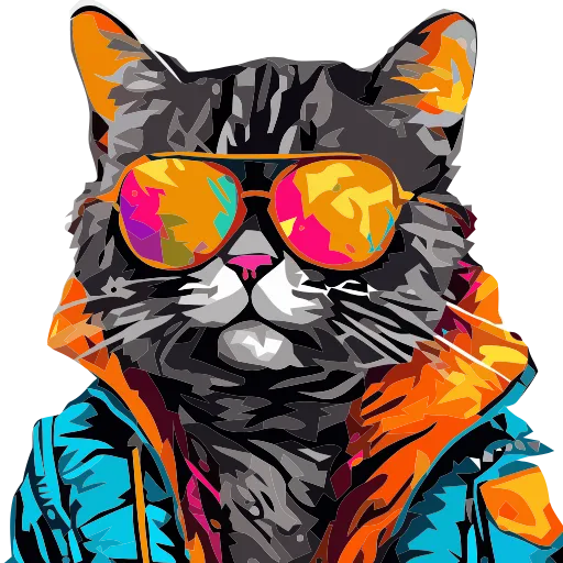 🐈 Эмодзи «Stylish cat» для Telegram