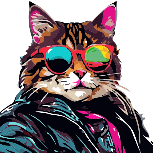 🐈 Эмодзи «Stylish cat» для Telegram